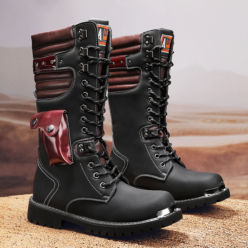 Men's high top motorcycle boot - مراجعة Crossfit Outdoor وسعره
