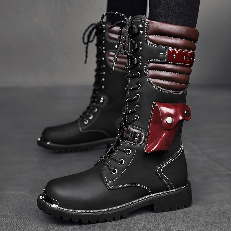 Men's high top motorcycle boot - مراجعة Crossfit Outdoor وسعره