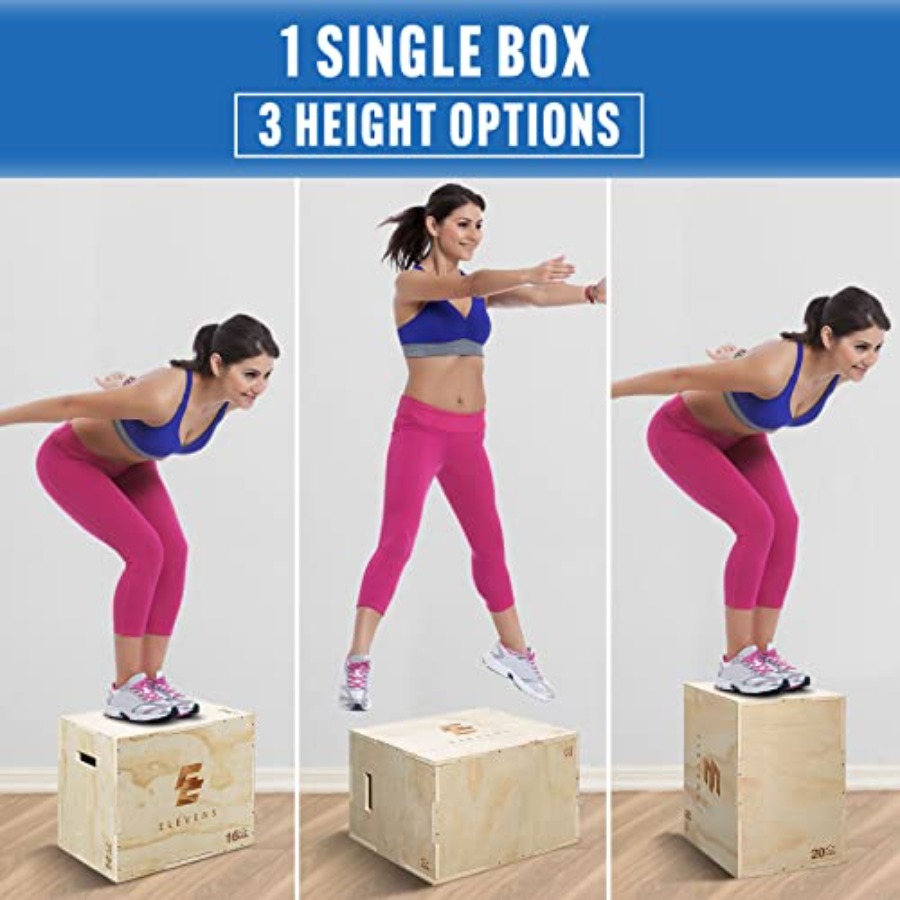 3 in 1 Wooden Plyo Box for Jum - مراجعة Box Jump Plyo وسعره