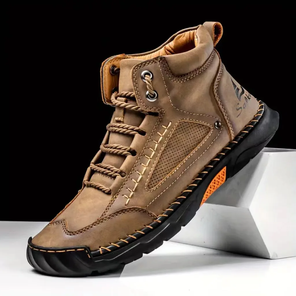 Men's Hand-stitched Boots Desi - مراجعة Crossfit Outdoor وسعره