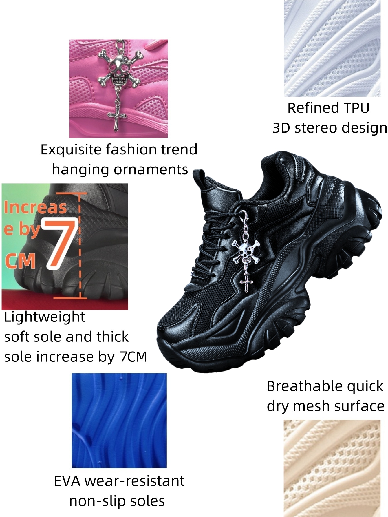 Women's 7cm Height-Increasing  - مراجعة Crossfit Accessory Work وسعره