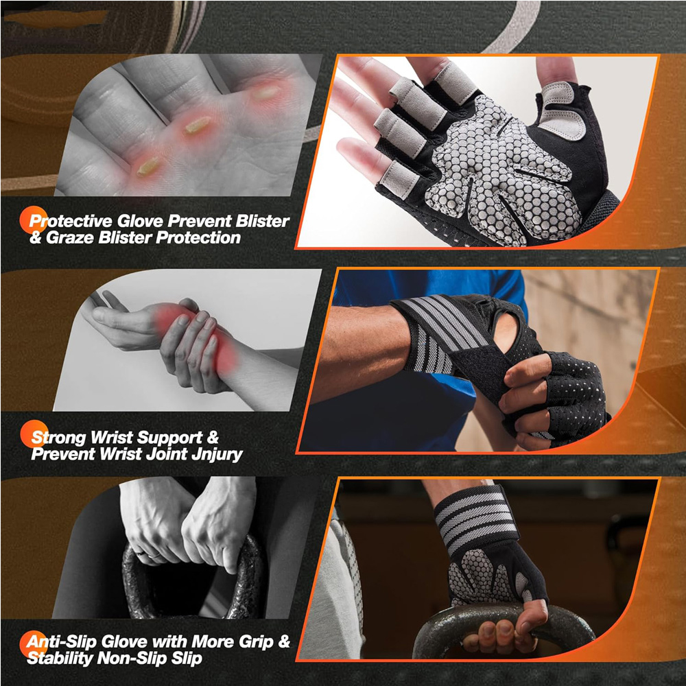 Fitness Gloves with Wrist Supp - مراجعة Crossfit Gear For Women وسعره