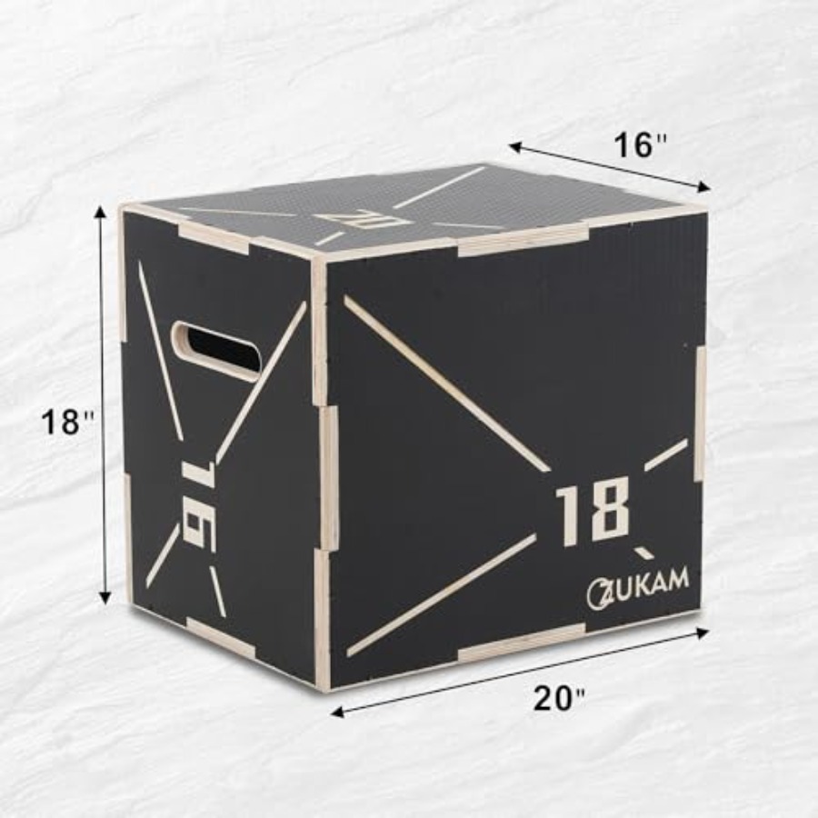 Non-Slip Wood Plyometric Jump  - مراجعة Box Jump Plyo وسعره