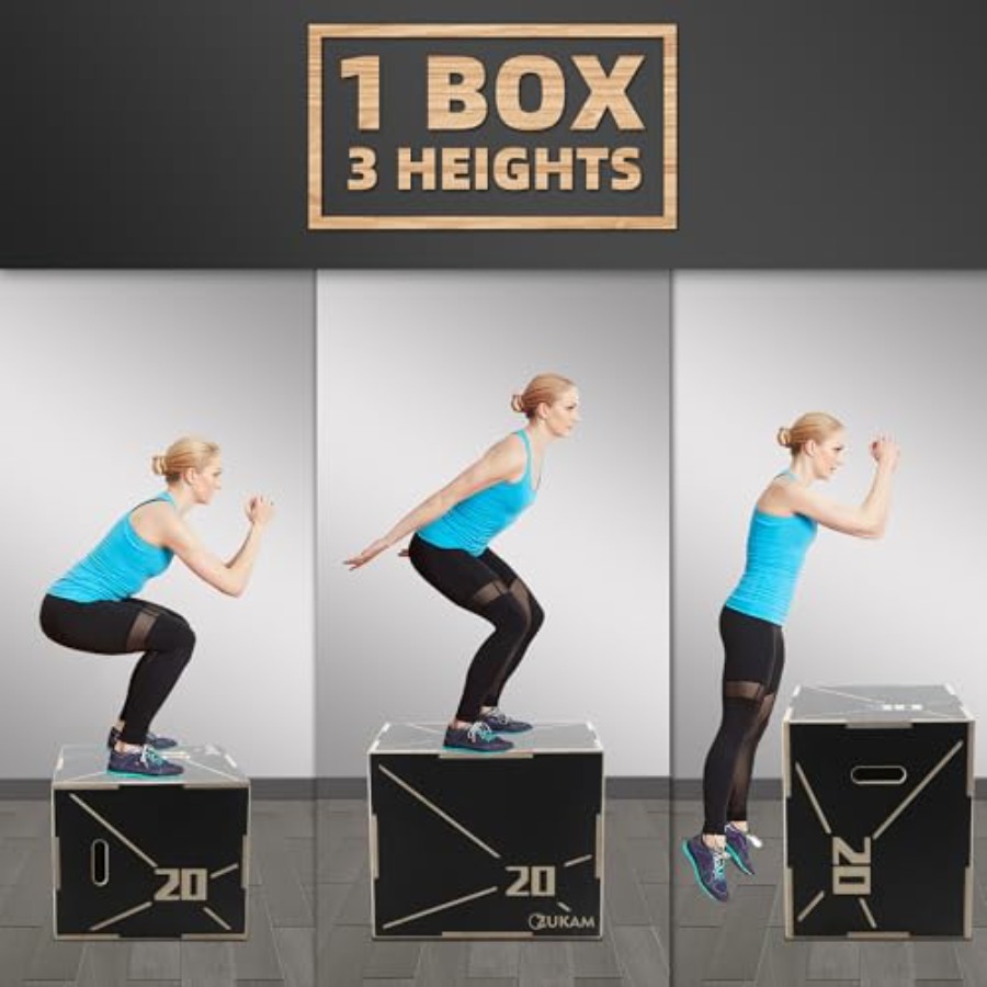 Non-Slip Wood Plyometric Jump  - مراجعة Box Jump Plyo وسعره