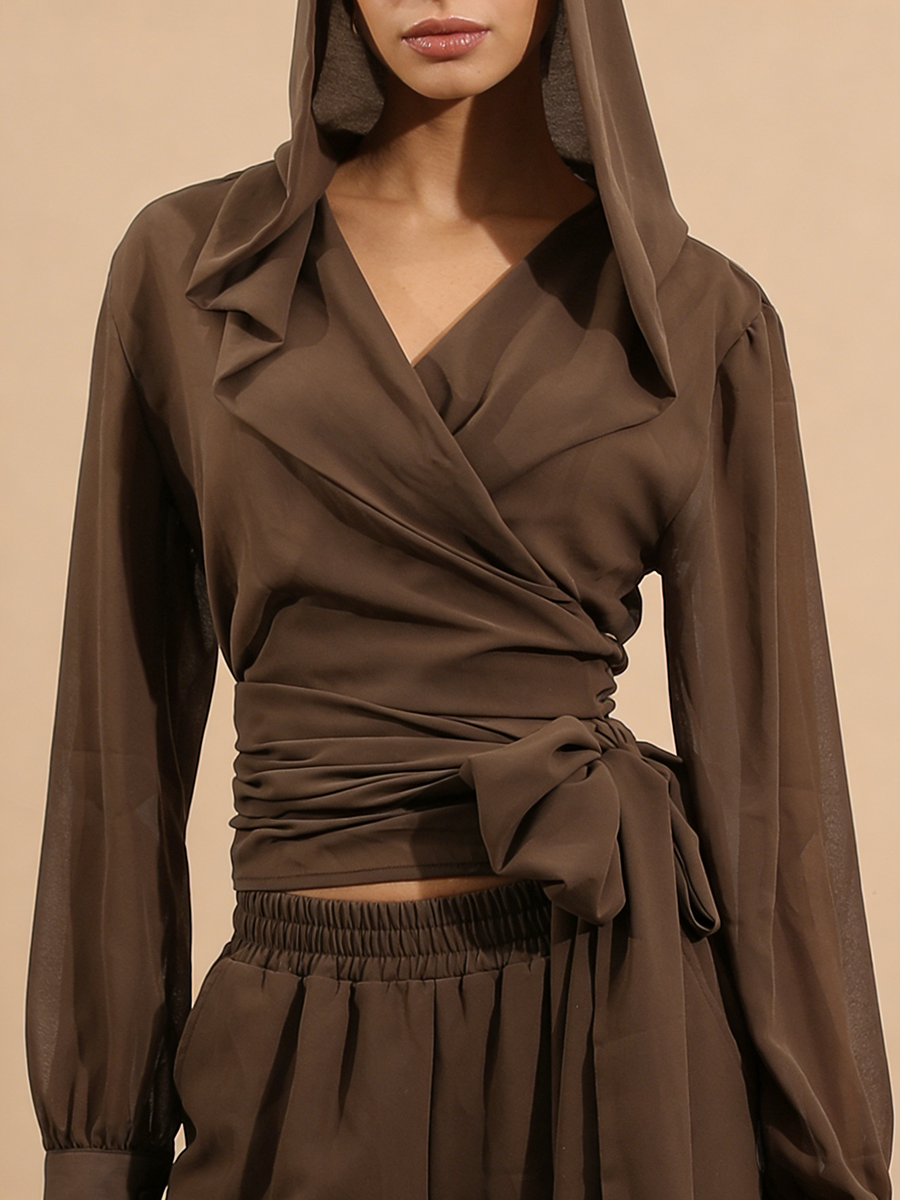 VGH Chic Coffee Sheer Fabric B - مراجعة Crossfit Event وسعره