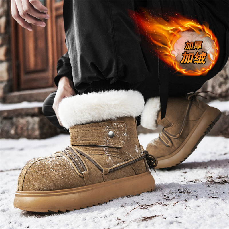2025 New Winter Men Snow Boots - مراجعة Crossfit Outdoor وسعره