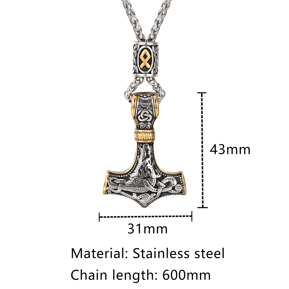Gold Plated Norse Runes Beads  - مراجعة Battle Rope Anchor وسعره
