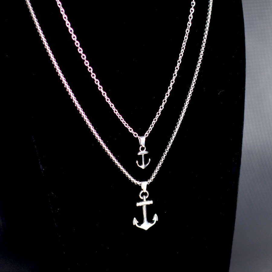 Hiphop Anchor Necklace For Men - مراجعة Battle Rope Anchor وسعره