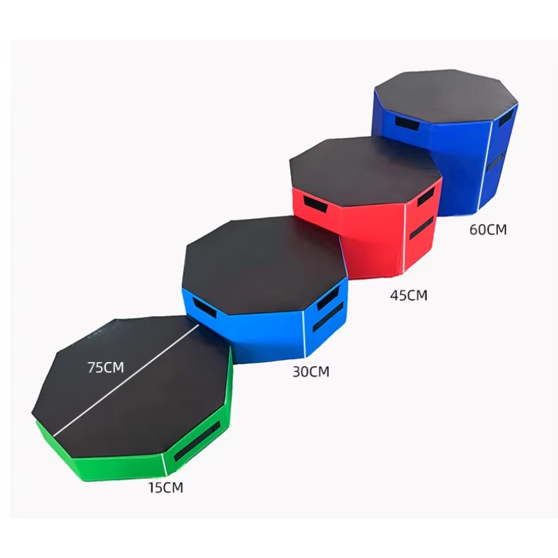 Four-in-One PVC Gym Jump Box S - مراجعة Box Jump Plyo وسعره