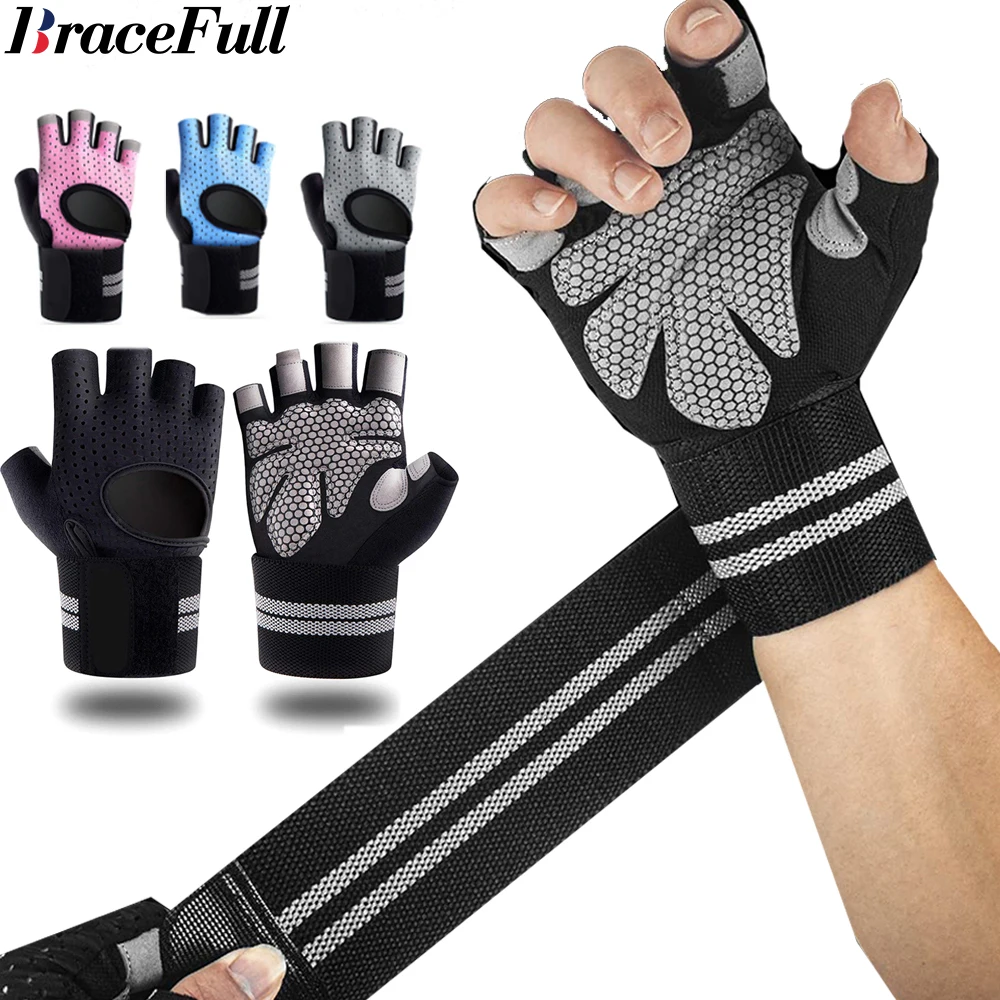 1Pair Half Finger Gym Fitness  - مراجعة Crossfit G وسعره