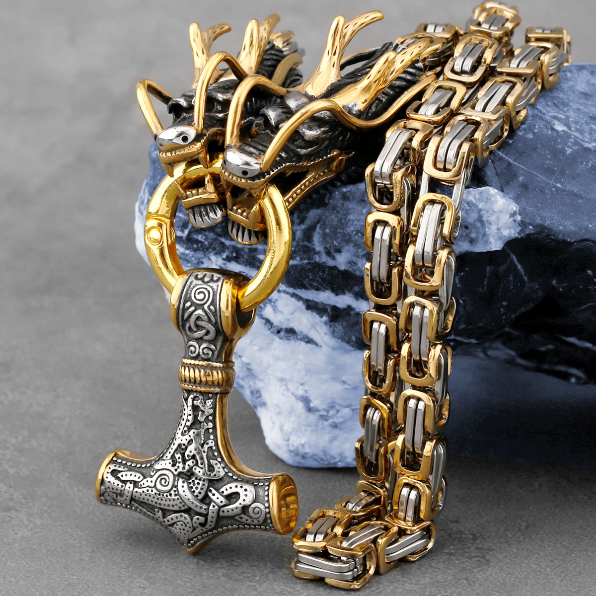 Stainless Steel Viking Dragon  - مراجعة Battle Rope Anchor وسعره