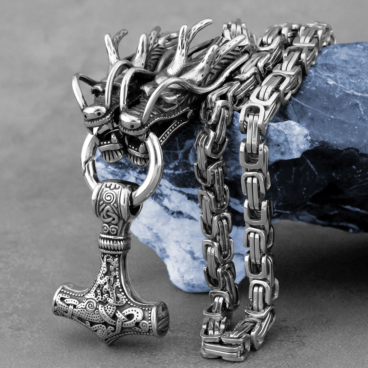 Stainless Steel Viking Dragon  - مراجعة Battle Rope Anchor وسعره