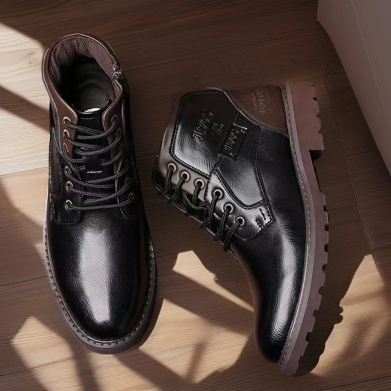 Handmade Men Boots Autumn Wint - مراجعة Crossfit Outdoor وسعره