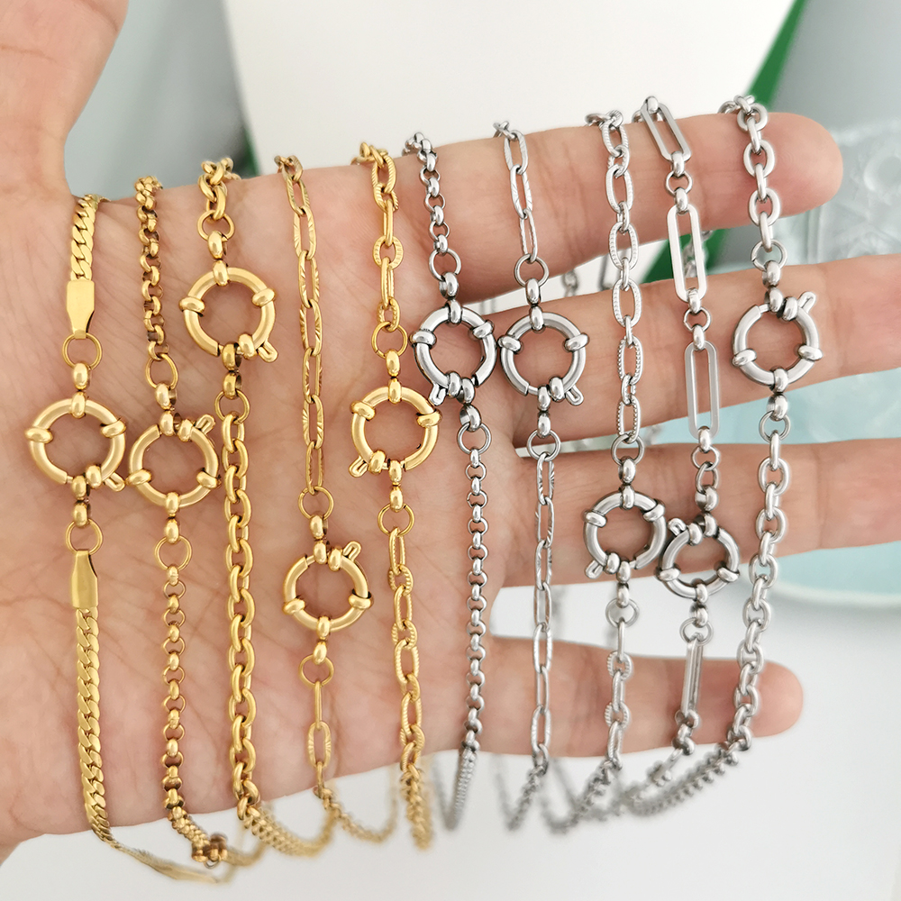 Spring Sailor Clasp Necklace W - مراجعة Battle Rope Anchor وسعره
